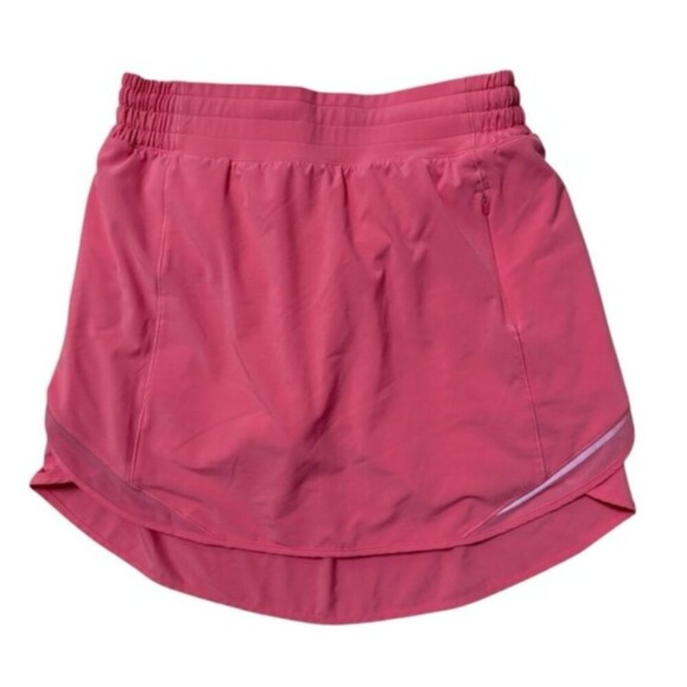 Lululemon Hotty Hot High-Rise Skirt Long Raspberry Cream Size 6